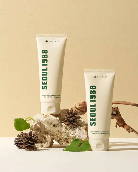 K-Secret Seoul 1988 Cleansing Foam : Pine Cica 1% + Probiotics