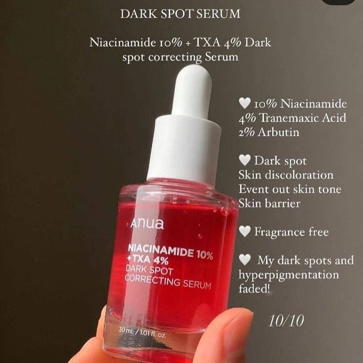 Anua Niacinamide 10% + TXA 4% Serum – Korean Skincare Supply