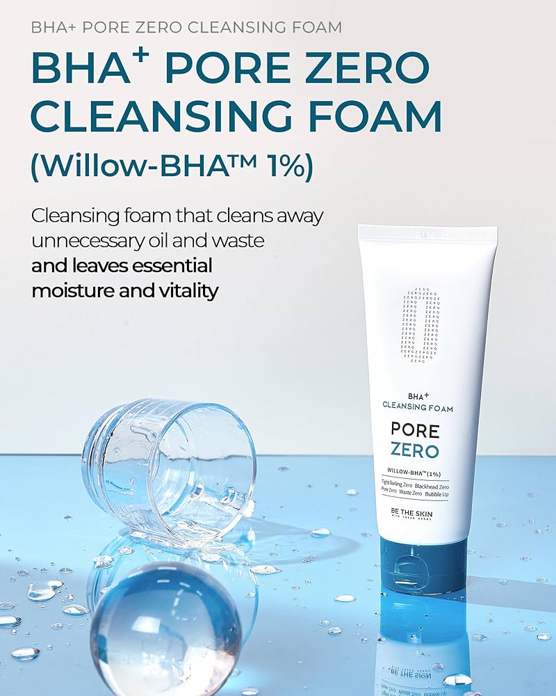 Be The Skin Pore Zero BHA Cleansing Foam - Korean Skincare Supply