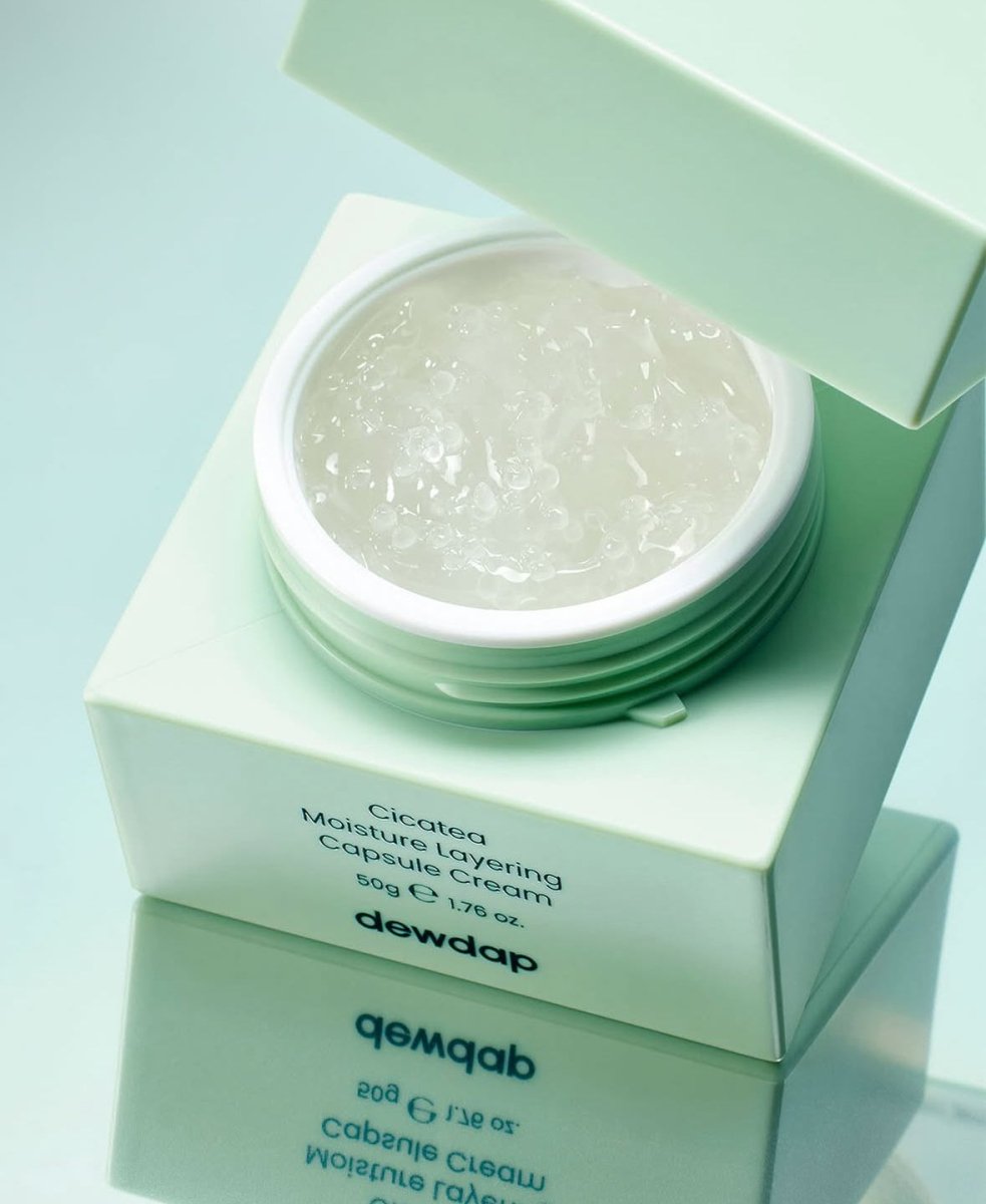 DEWDAP Cicatea Moisture Layering Capsule Cream - Korean Skincare Supply