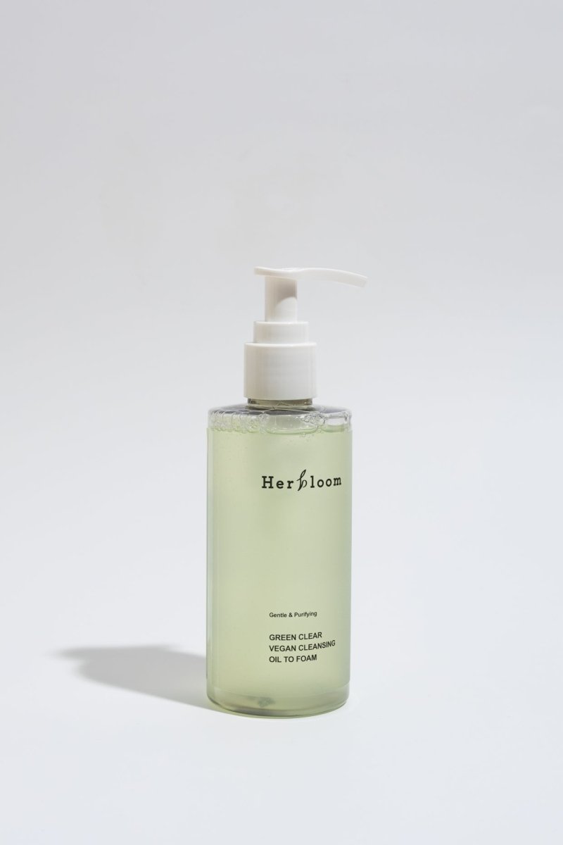 Herbloom Green Clear Vegan Cleansing Oil to Foam – Korean Skincare