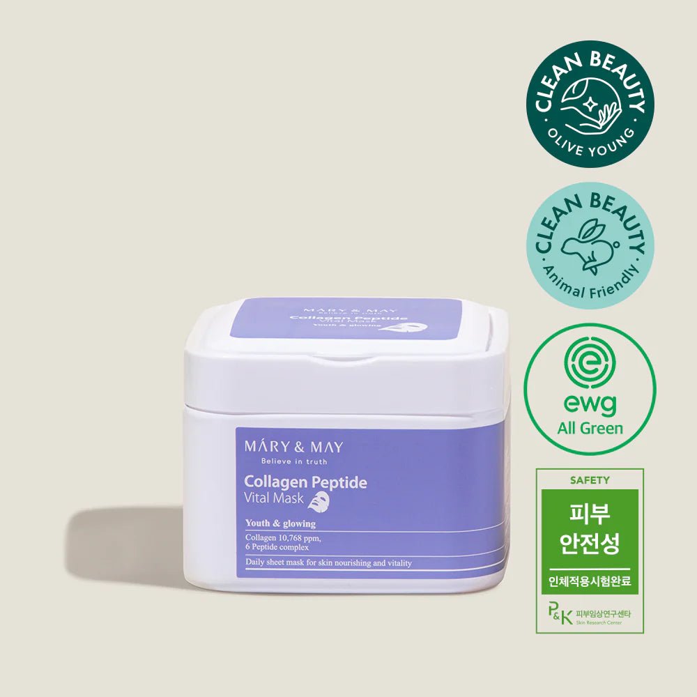 Mary&May Collagen Peptide Vital Mask - Korean Skincare Supply