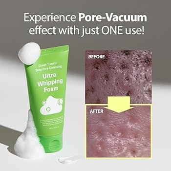 Sungboon Editor Green Tomato Deep Pore Cleansing Ultra Whipping Foam - Korean Skincare Supply