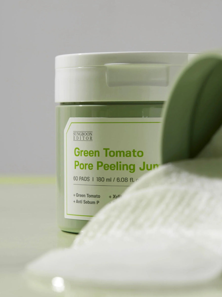 Sungboon Editor Green Tomato Pore Peeling Jumbo Pad - Korean Skincare Supply