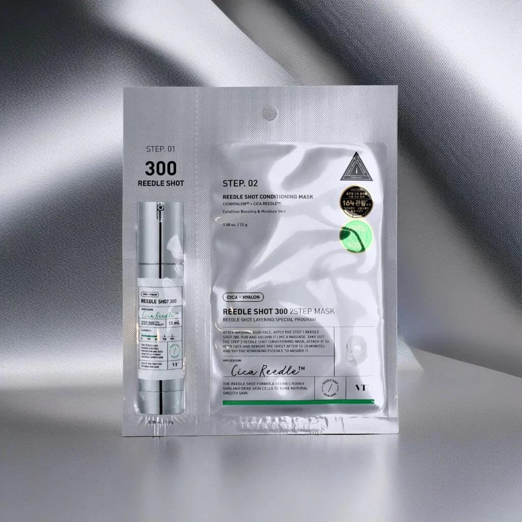 VT Mild Reedle Shot 100 2 - Step Mask - Korean Skincare Supply