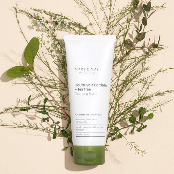 Mary & May Houttuynia Cordata + Tea Tree Cleansing Foam