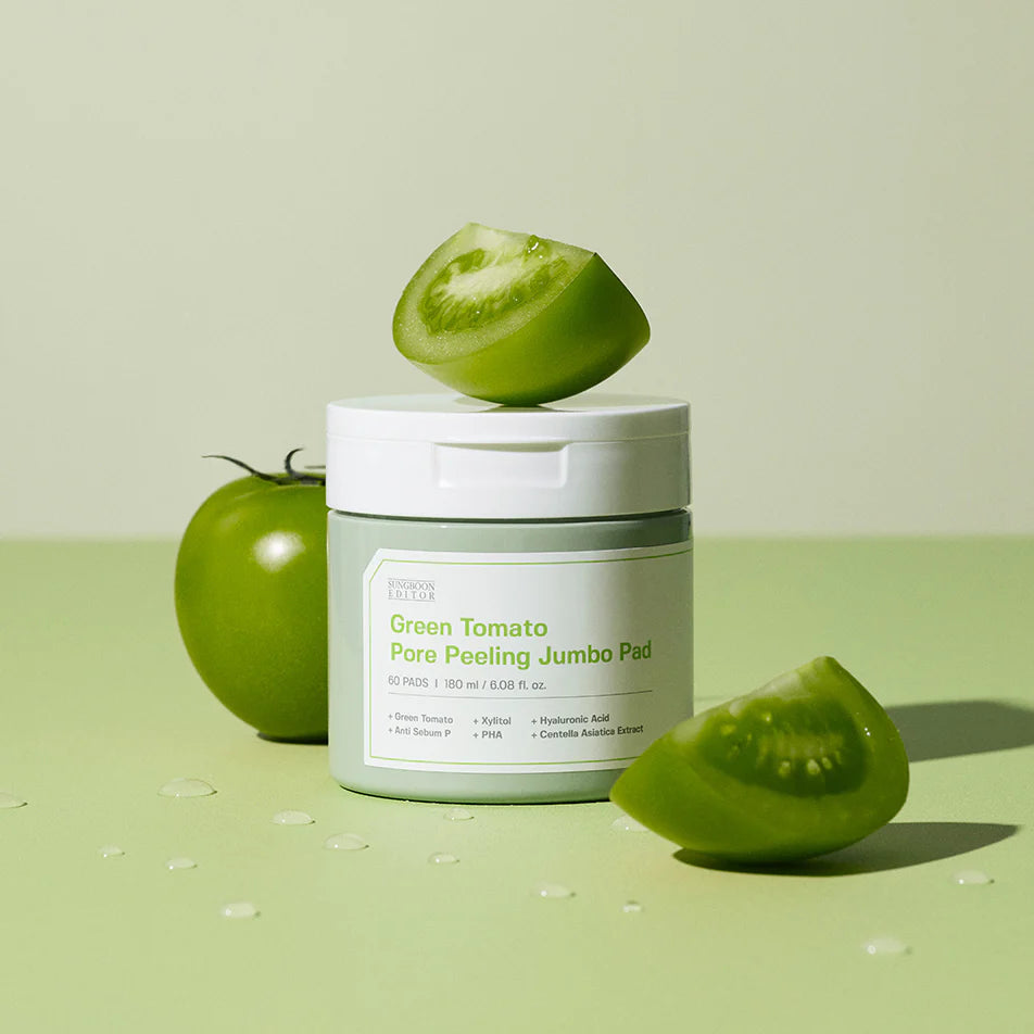 Sungboon Editor Green Tomato Pore Peeling Jumbo Pad