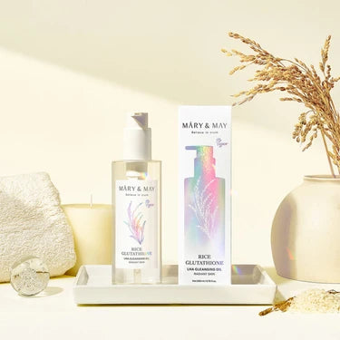 Mary &amp; May Rice Glutathione LHA Cleansing Oil