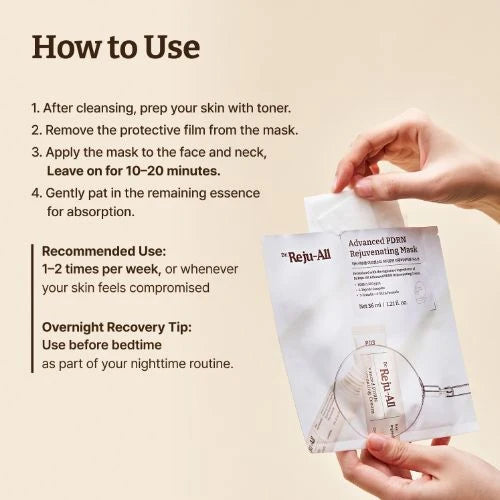 Dr. Reju-All Advanced PDRN Rejuvenating Mask (4 Masks)
