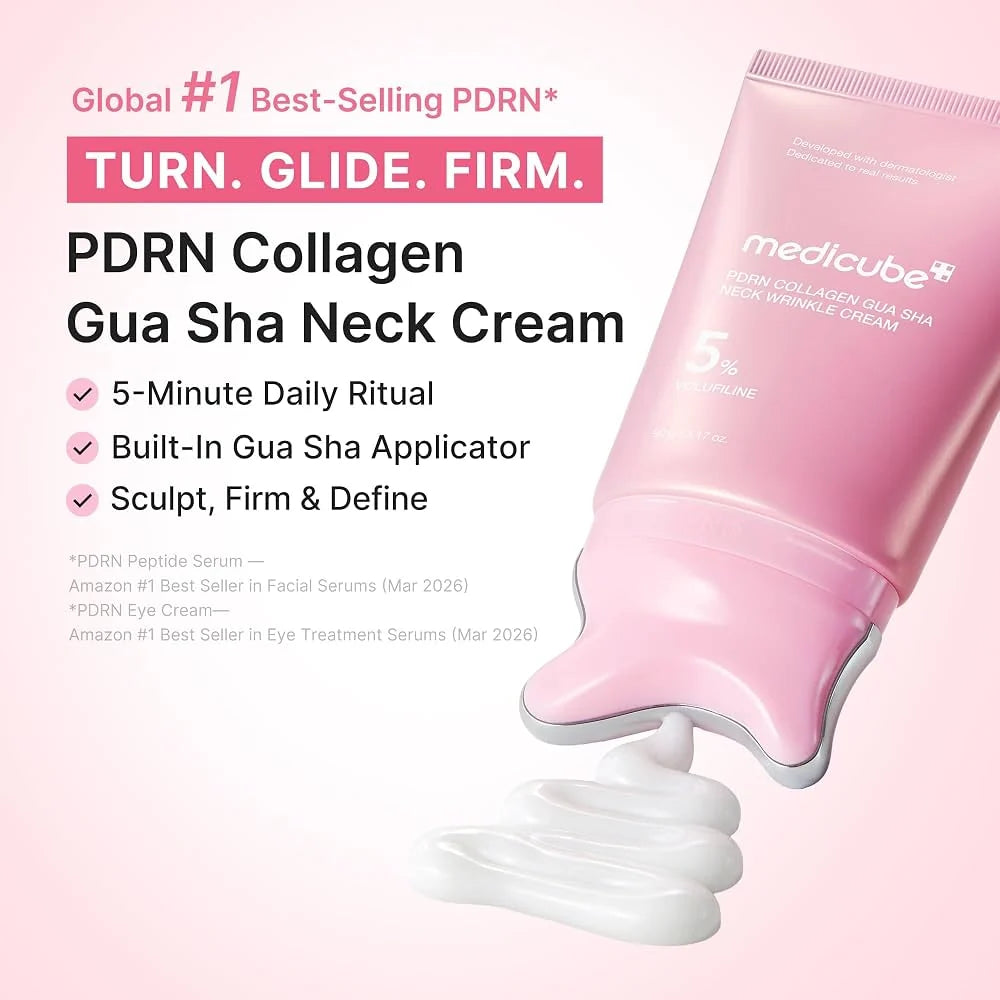 Medicube PDRN Collagen Gua Sha Neck Wrinkle Cream - 90g