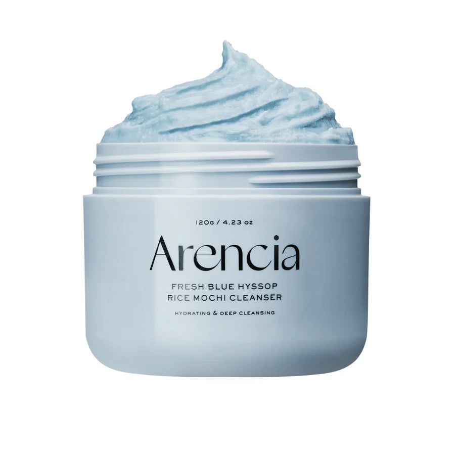 Arencia Fresh Blue Hyssop Rice Mochi Cleanser