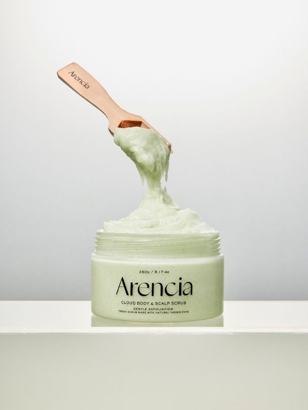 Arencia Fresh Cloud Scrub – Geranium & Primrose