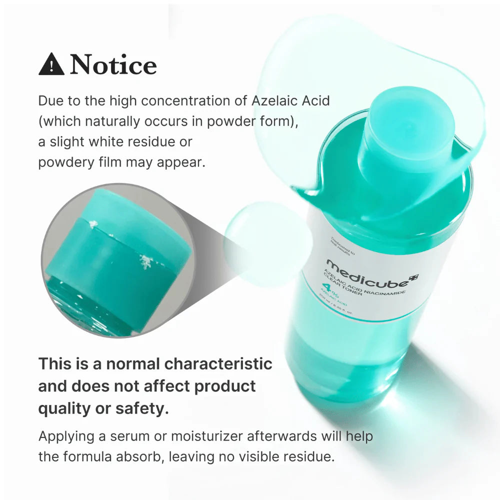 Medicube Azelaic Acid Niacinamide Clear Toner