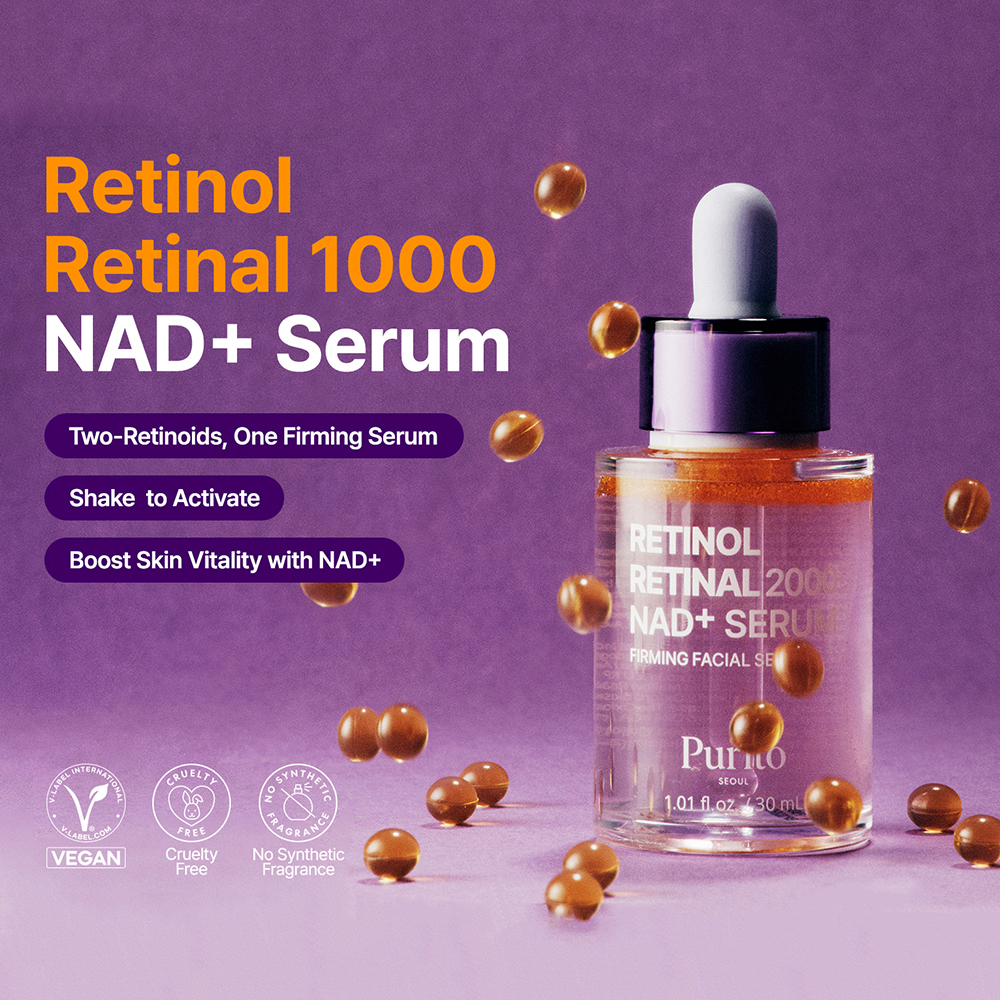 Purito Retinol Retinal 2000 NAD+ Serum