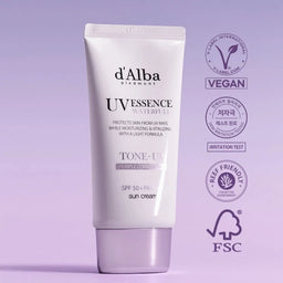 d’Alba UV Essence Waterfull Purple Correcting Tone-Up Sun Cream