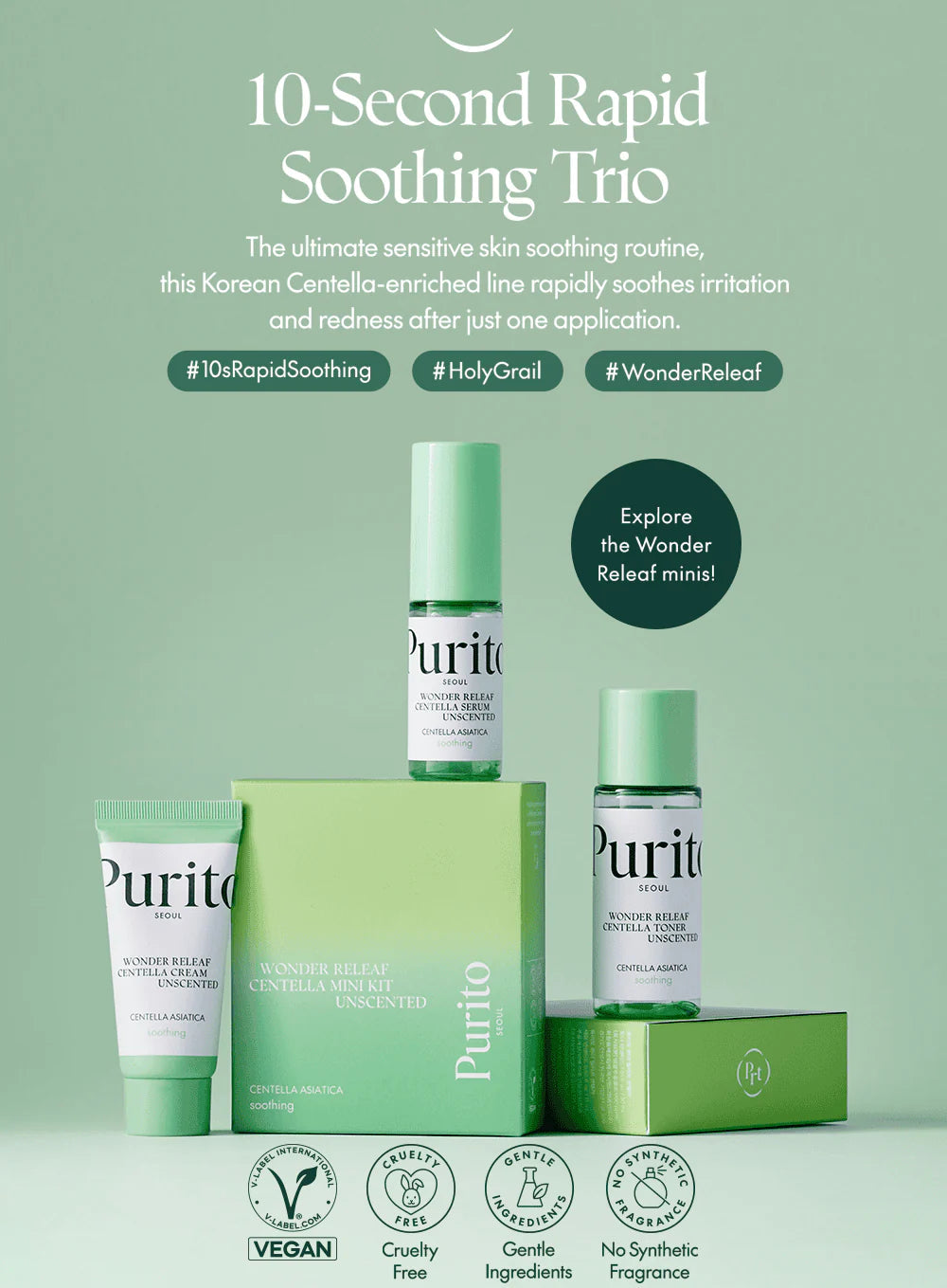 Purito Centella  Unscented Mini Kit