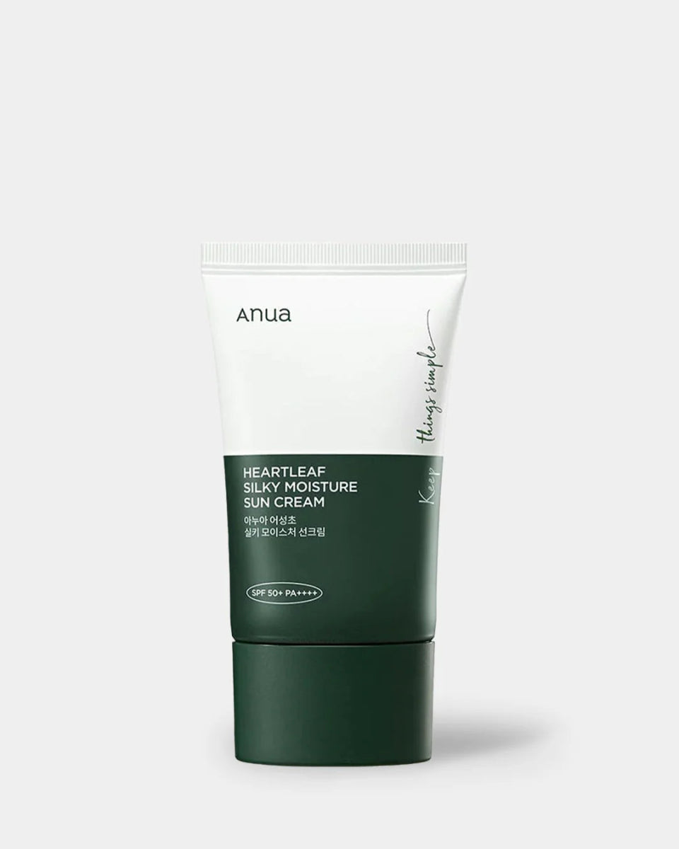 Anua Heartleaf Silky Moisture Sun Cream - Korean Skincare Supply
