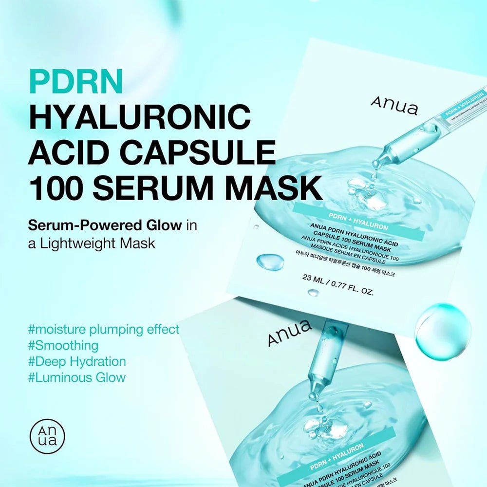 Anua PDRN Hyaluron 100 Serum Mask - Korean Skincare Supply