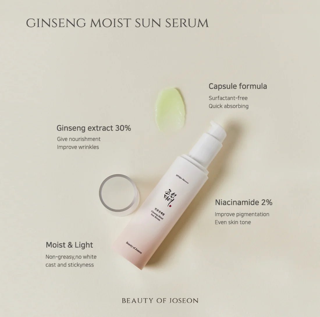 Beauty of Joseon Ginseng Moist Sun Serum - Korean Skincare Supply