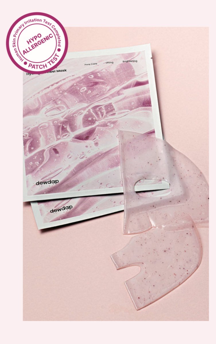 Dewdap Dewtox Glow Lift 8 Hydrogel Mask - Korean Skincare Supply