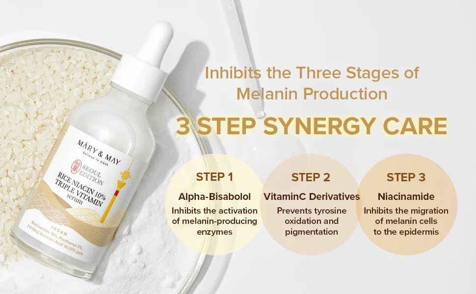 Mary & May Rice Niacin 10% Triple Vitamin Serum Seoul Edition