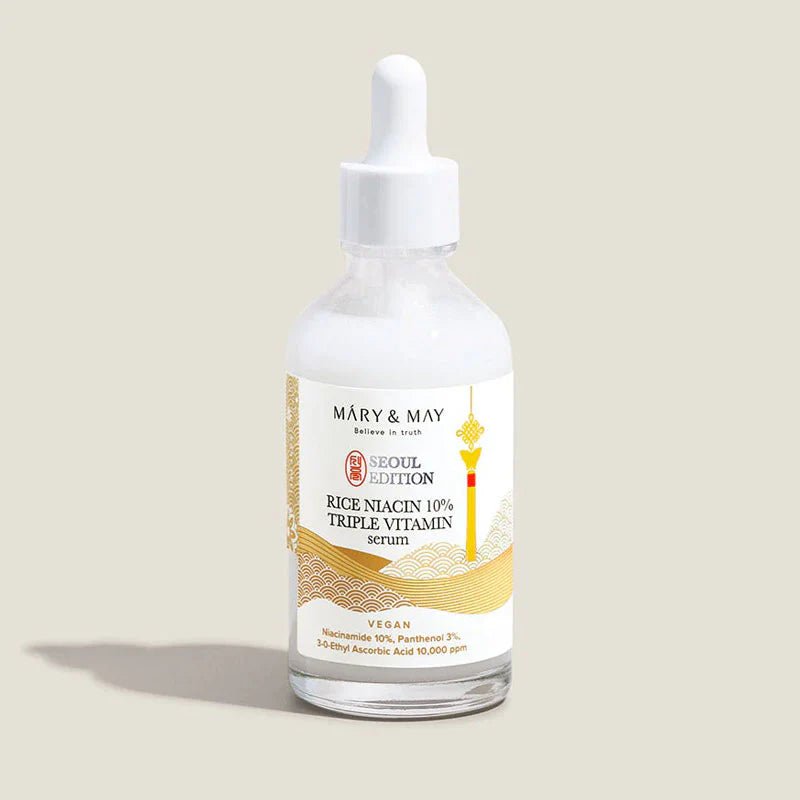Mary & May Rice Niacin 10% Triple Vitamin Serum Seoul Edition - Korean Skincare Supply
