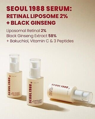 SEOUL 1988 Serum : Retinal Liposome 2% + Black Ginseng