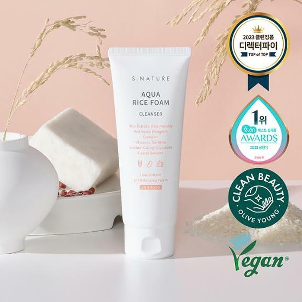 S.Nature Aqua Rice Foam Cleanser