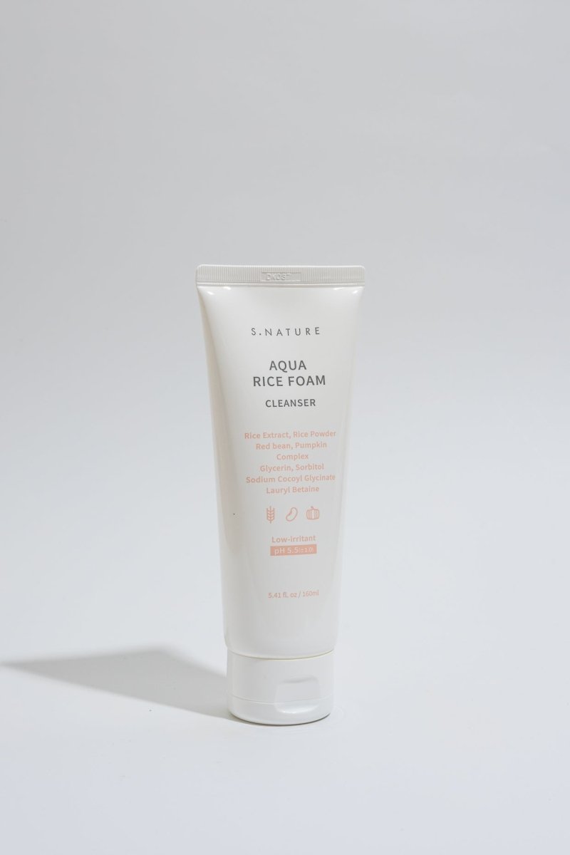 S.Nature Aqua Rice Foam Cleanser - Korean Skincare Supply