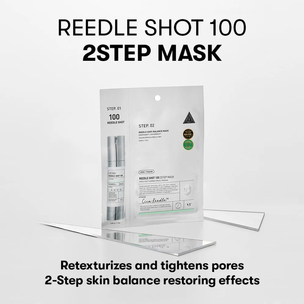 VT Mild Reedle Shot 100 2 - Step Mask - Korean Skincare Supply