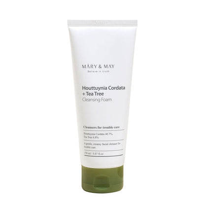 Mary &amp; May Houttuynia Cordata + Tea Tree Cleansing Foam