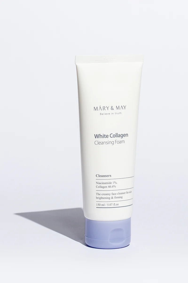 Mary & May White Collagen Cleansing Foam - Korean Skincare Supply