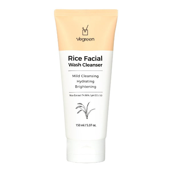 VEGREEN Rice Facial Wash Cleanser 150ml